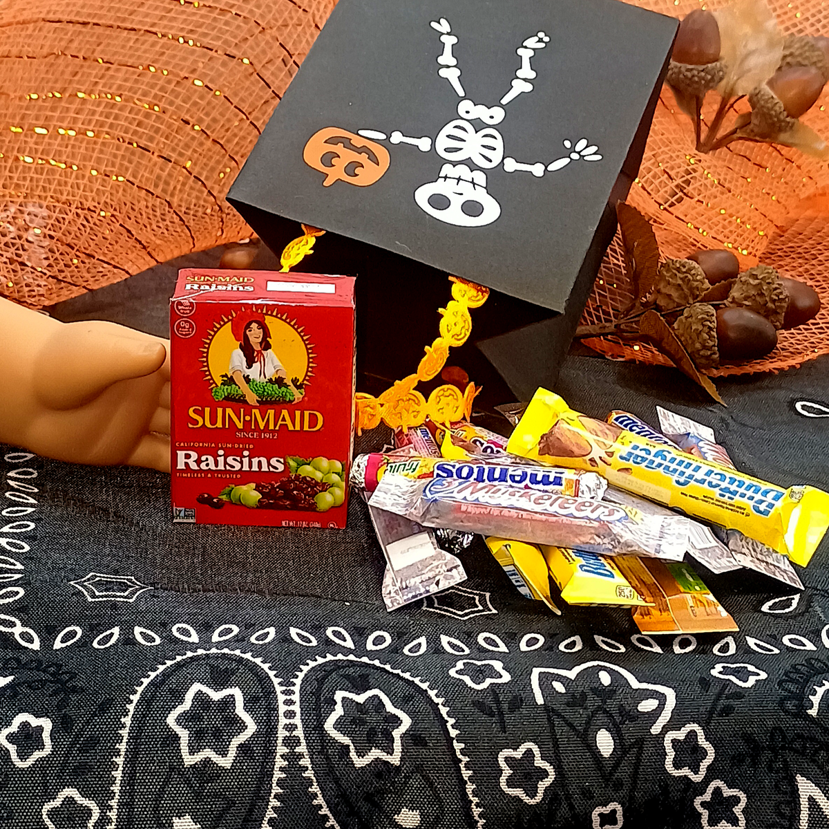Halloween Doll Food Bundle - 18" Doll Miniatures | 1:3 Scale