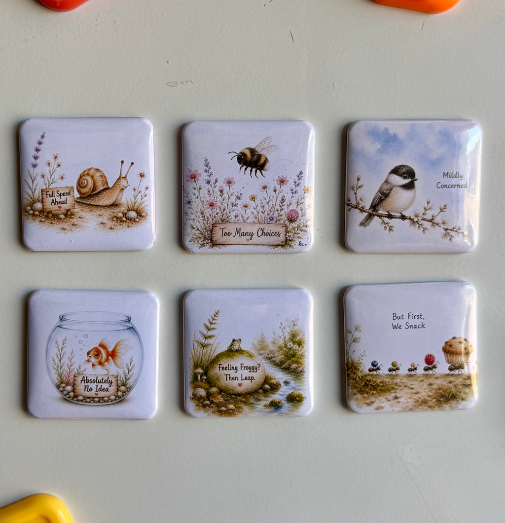Tiny Animal Problems Magnet Set