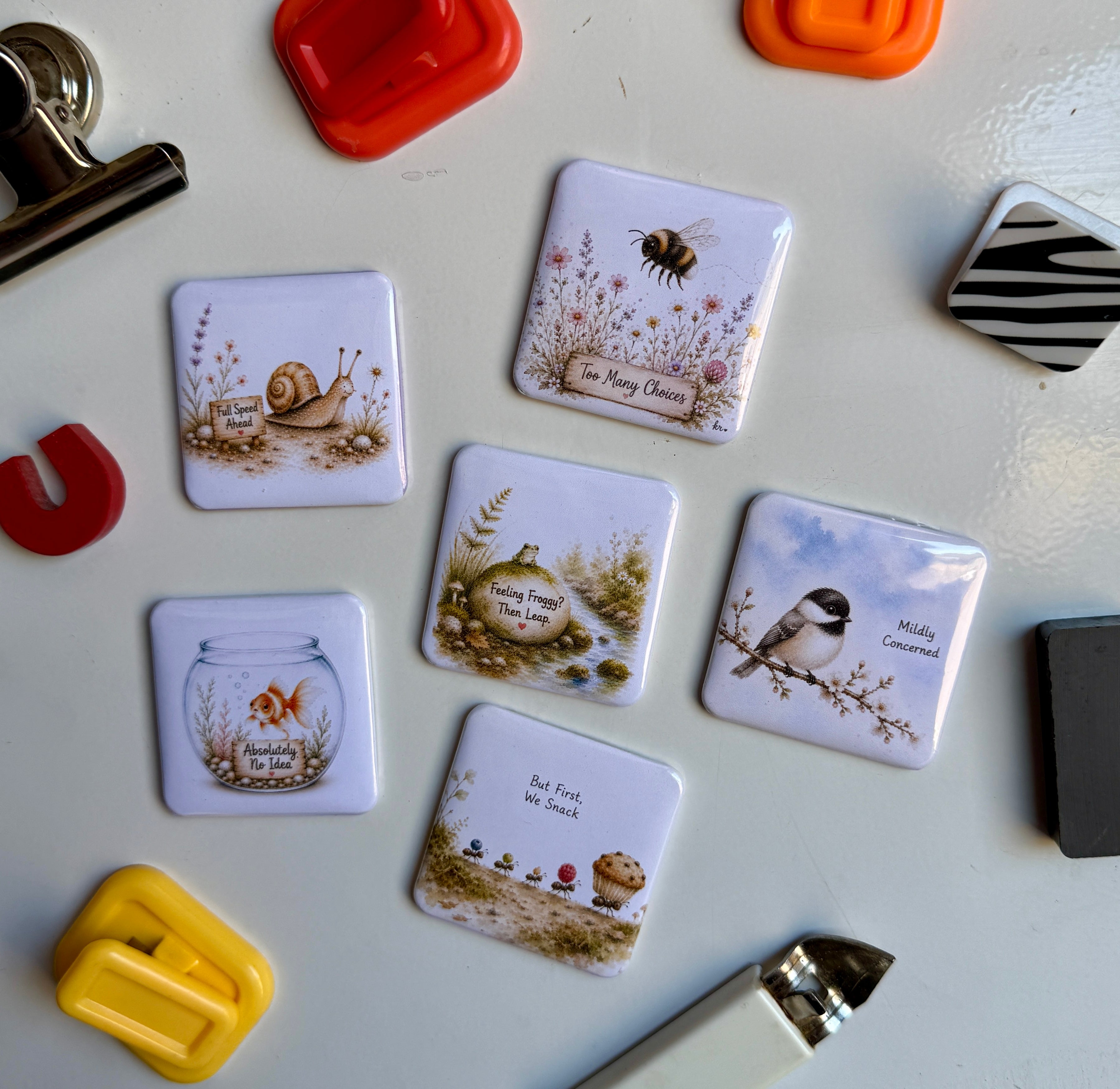 Tiny Animal Problems Magnet Set