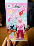 Cowboy Confectioner Character Sticker Sheet