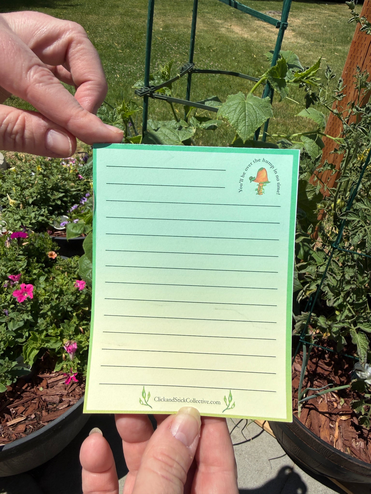 Woodland Mushroom Notepad