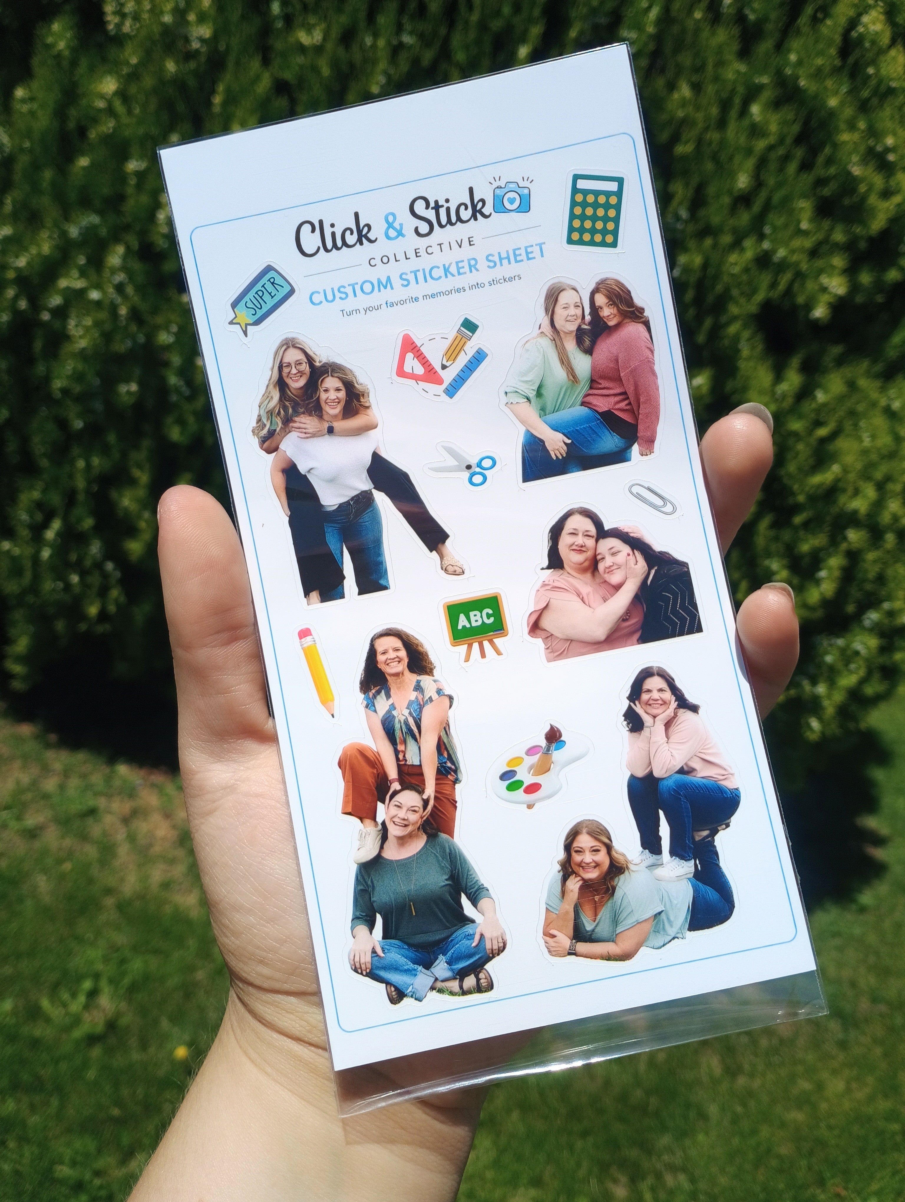 The Custom Mini-Bundle (4 Magnets + 1 Sticker Sheet)