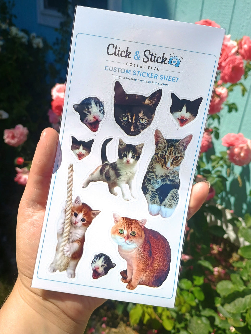 Custom Photo Sticker Sheet | Personalized Stickers