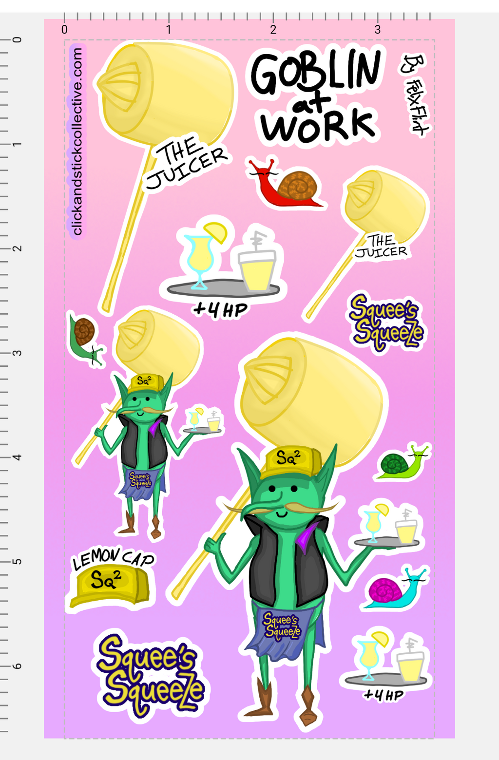 Goblin at Work | Sticker Sheet