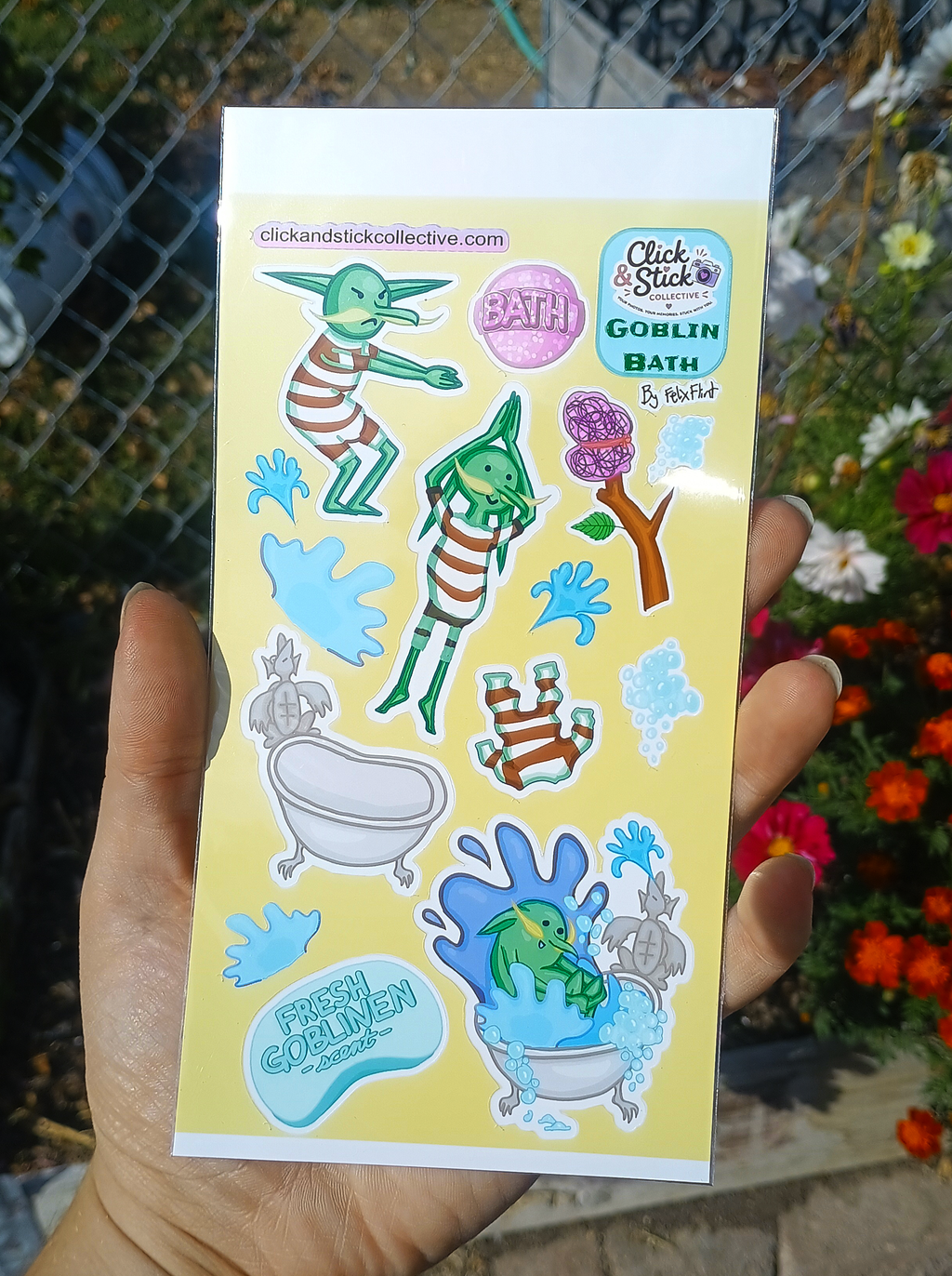 Goblin Bath | Sticker Sheet