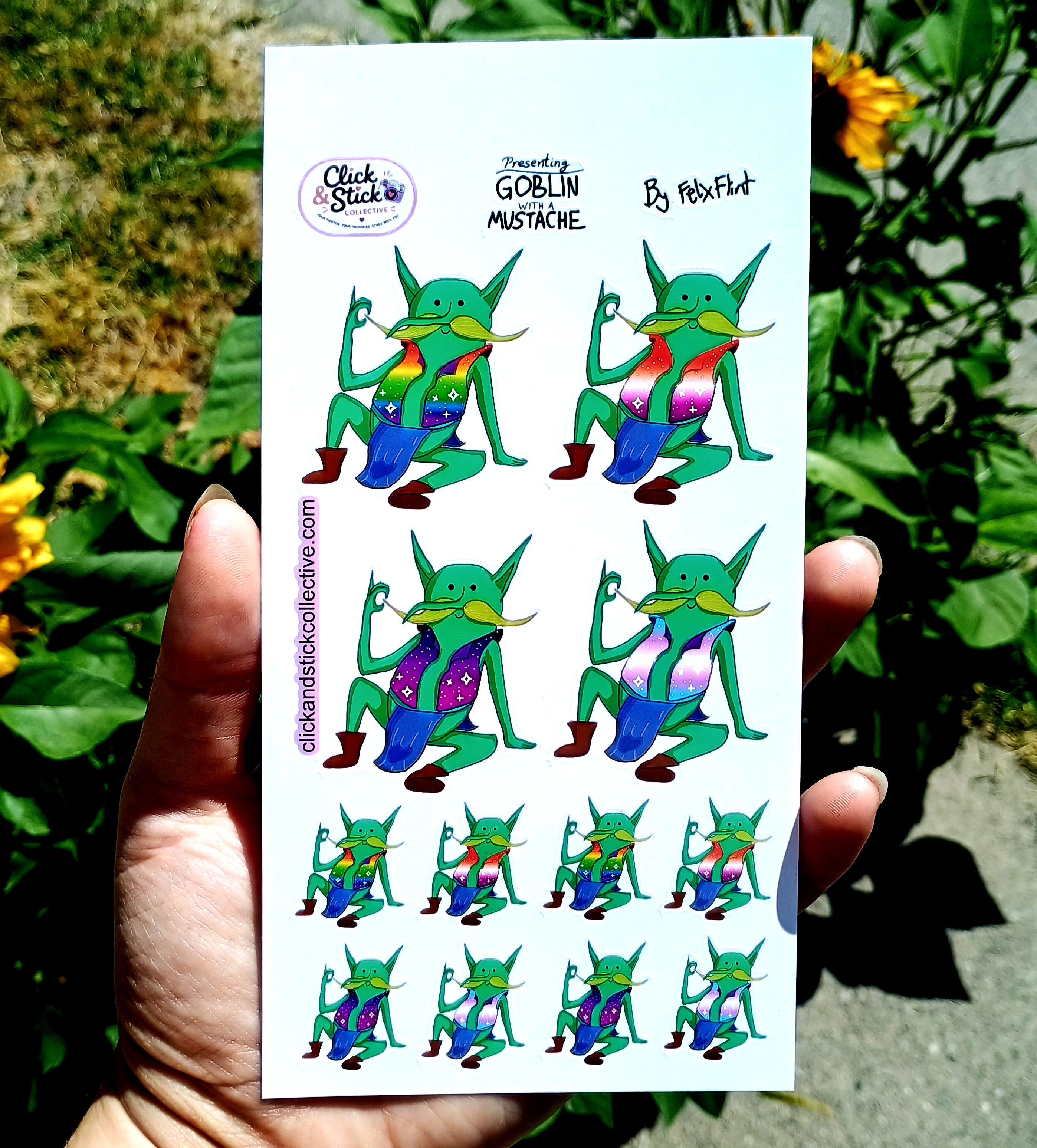 Pride Goblin Sticker Sheet