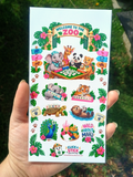 Mahjongg Zoo | Cute Animal Mahjongg Sticker Sheet