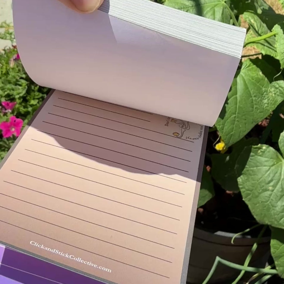 Woodland Mushroom Notepad